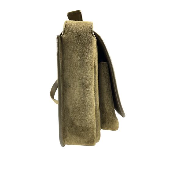 Saint Laurent 'Niki' Tan Suede Ysl Crossbody Bag - Picture 4 of 12